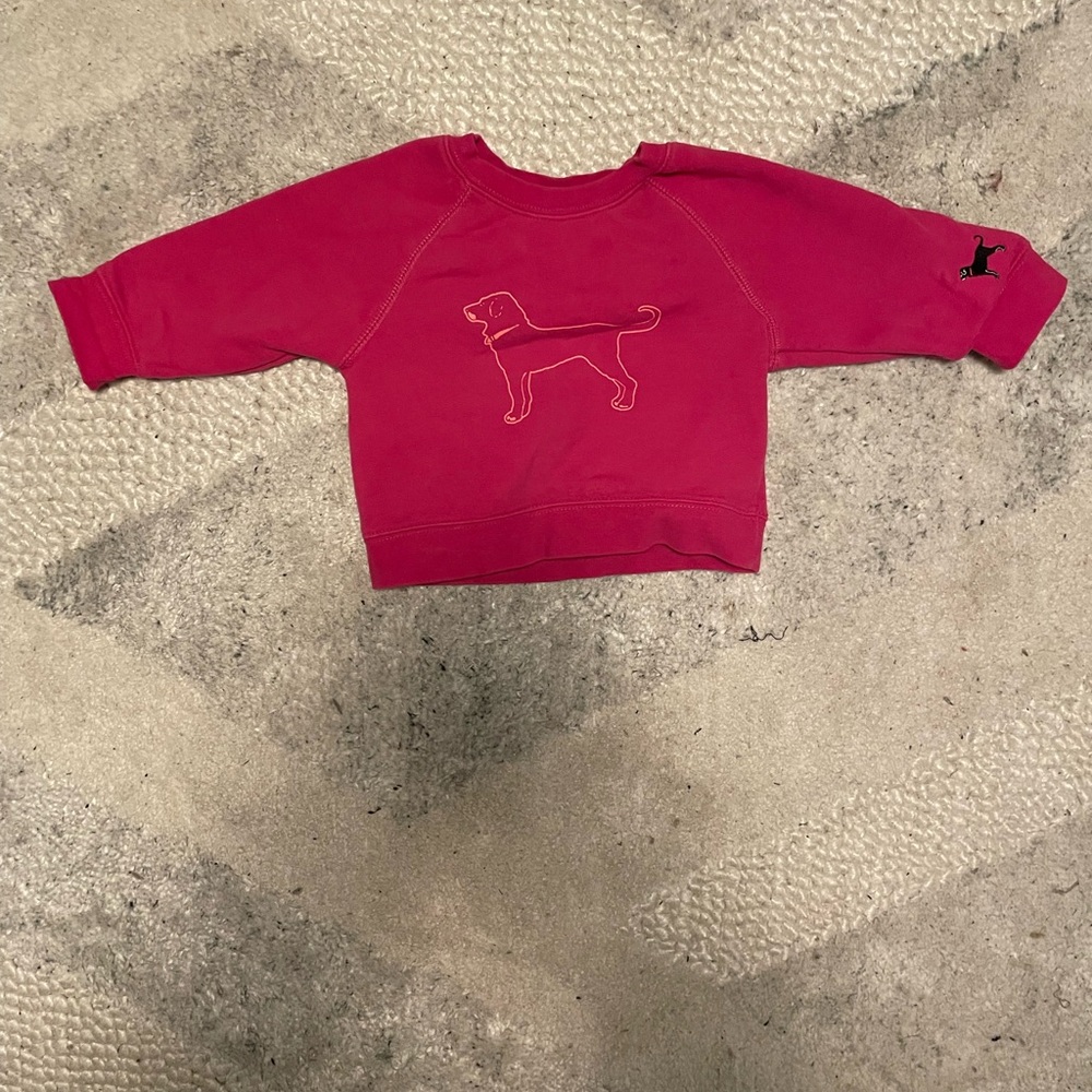 The Black Dog Kids Sweatshirt - Pink